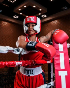 TITLE Boxing Aerovent Elite USA Boxing Competition Headgear – With Cheeks -ADIDAS || Nike Sales ACHEXRDWH 1