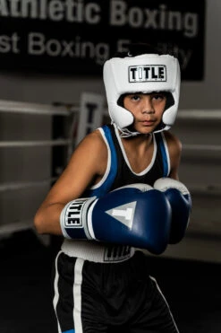 TITLE Boxing USA Boxing Competition Headgear - With Cheeks -ADIDAS || Nike Sales ACHXWH