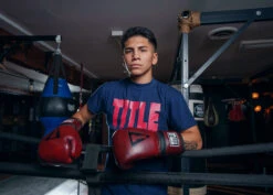 TITLE Boxing Blood Red Leather Training Gloves -ADIDAS || Nike Sales BRTGRD 2