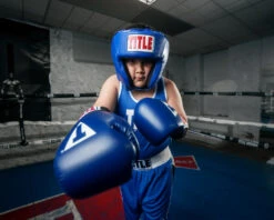 TITLE Classic USA Boxing Competition Headgear – Open Face -ADIDAS || Nike Sales CACHX1BL 1