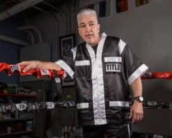 TITLE Boxing Old School Corner Jacket -ADIDAS || Nike Sales CJSS2 BKWH