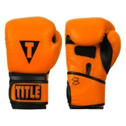 TITLE Boxing Dauntless Training Gloves -ADIDAS || Nike Sales DNTTG OR BK 1