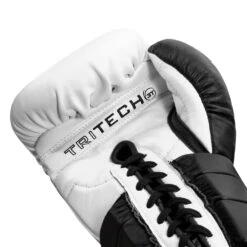 Fighting Tri-Tech Tenacious Lace Training Gloves -ADIDAS || Nike Sales FS3TTGL WH BK 005