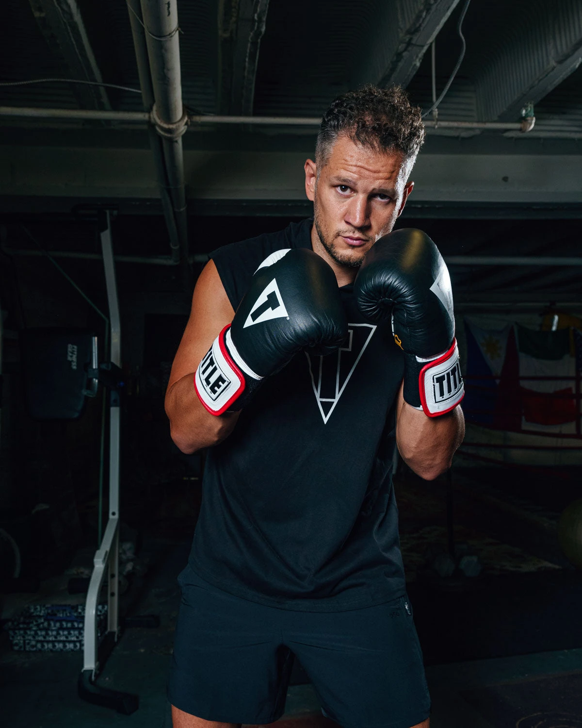 TITLE Boxing Gel World Elastic Training Gloves 2 TITLE Boxing Gel World Elastic Training Gloves - Image 2