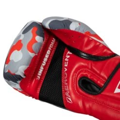TITLE Boxing Infused Foam Camo Color Pop Bag Gloves -ADIDAS || Nike Sales IFSCPBG GR RD 5