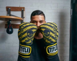 TITLE Boxing Infused Foam Danger Bag Gloves -ADIDAS || Nike Sales IFSDBGYE 2