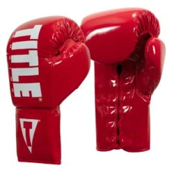 TITLE Boxing Inferno Intensity Lace Training Gloves -ADIDAS || Nike Sales ITGLI RD WH 002