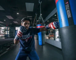 TITLE Boxing Liberty Bag Gloves -ADIDAS || Nike Sales LBTBGRDWHBL 2