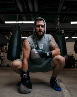 TITLE Boxing Outline Sleeveless Hoodie 20 TITLE Boxing Outline Sleeveless Hoodie -ADIDAS || Nike Sales LTA3GR 2