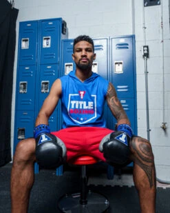 TITLE Boxing Jumbo Logo Sleeveless Hoodie -ADIDAS || Nike Sales LTA4BL 1