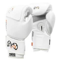 Rival Boxing Intelli-Shock Leather Bag Gloves -ADIDAS || Nike Sales RB50 WH 2