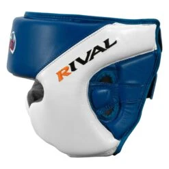 Rival Boxing Amateur Competition Headgear With Cheek Protect -ADIDAS || Nike Sales RHGC2C BL WH 3