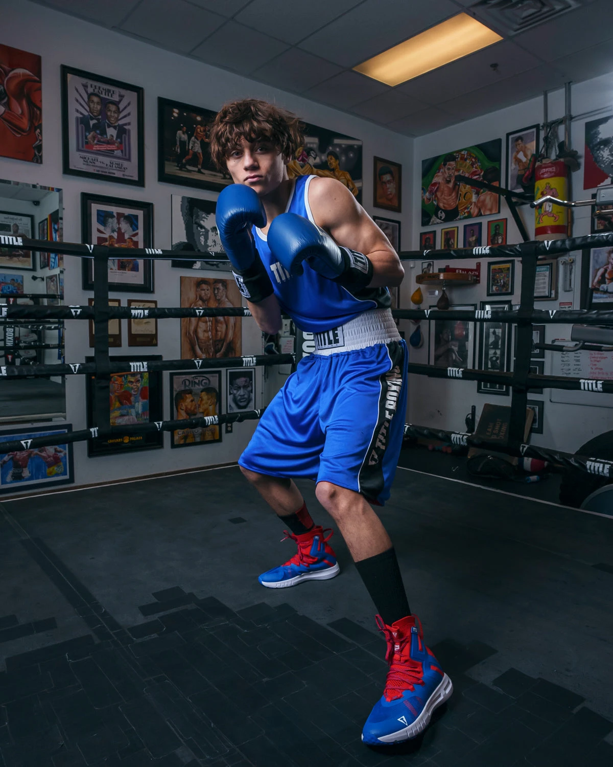 TITLE Boxing Stinger Reversible Amateur Boxing Set 10 TITLE Boxing Stinger Reversible Amateur Boxing Set - Image 10