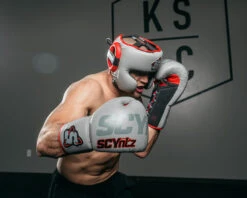 SCYntz Leather Sparring Gloves -ADIDAS || Nike Sales SCYSGGR 1