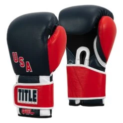TITLE Boxing Sugar Ray Leonard 1976 Montreal Special Edition Leather Training Gloves -ADIDAS || Nike Sales SRLOTG 2