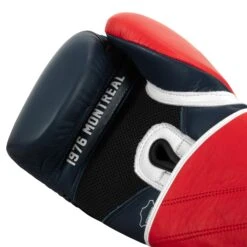 TITLE Boxing Sugar Ray Leonard 1976 Montreal Special Edition Leather Training Gloves -ADIDAS || Nike Sales SRLOTG 5