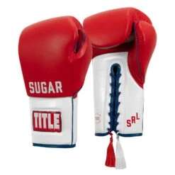 TITLE Boxing Sugar Ray Leonard Signature Leather Sparring Gloves -ADIDAS || Nike Sales SRLSLSG 2