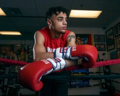 TITLE Boxing Sugar Ray Leonard Signature Leather Sparring Gloves -ADIDAS || Nike Sales SRLSLSG 4 4