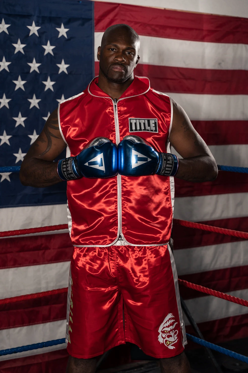 TITLE Boxing Sleeveless Ring Vest 2 TITLE Boxing Sleeveless Ring Vest - Image 2