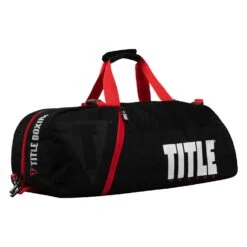 TITLE Boxing Champion Sport Bag/Backpack -ADIDAS || Nike Sales TBAG46 BK RD 2