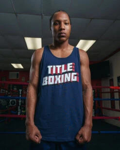 TITLE Boxing Vintage Block Logo Tank -ADIDAS || Nike Sales TBCT140NV 1
