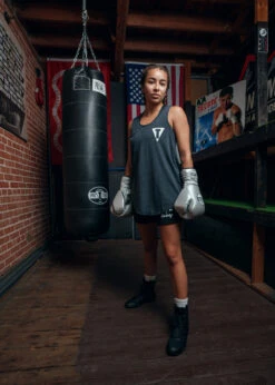 TITLE Boxing Z Supply Pocket Racer Tank -ADIDAS || Nike Sales TBCWZS1BK 1