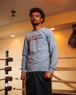 TITLE Boxing Split Label Performance Long Sleeve Tee -ADIDAS || Nike Sales TBLS9GR 1