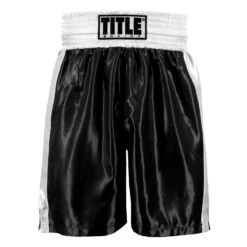 TITLE Boxing Edge Boxing Trunks -ADIDAS || Nike Sales TBTC2 BK WH 2