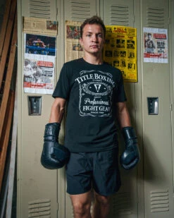 TITLE Boxing Jack Tee 7 TITLE Boxing Jack Tee -ADIDAS || Nike Sales TBTS190BK 1