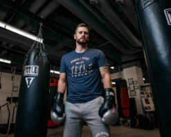 TITLE Boxing Power And Speed Tee -ADIDAS || Nike Sales TBTS211BL 2