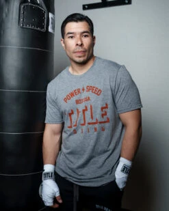 TITLE Boxing Power And Speed Tee -ADIDAS || Nike Sales TBTS211GR 1