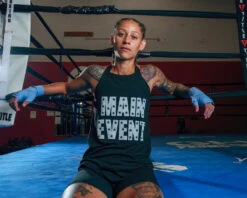 TITLE Boxing Women’s Main Event Tank -ADIDAS || Nike Sales TBWTS199BK 1