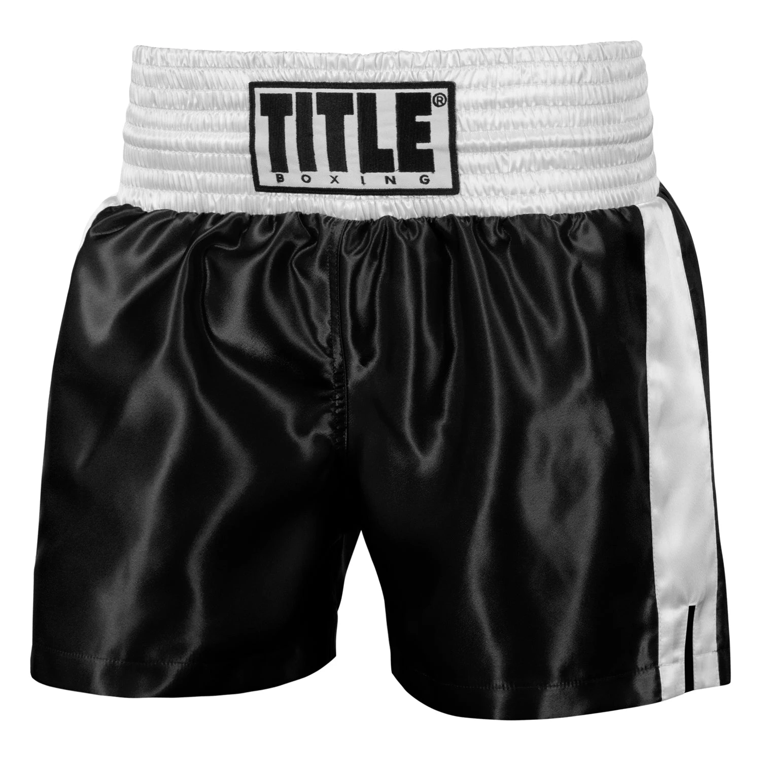 TITLE Boxing Professional Women’s Satin Striped Boxing Trunks 1 TITLE Boxing Professional Women’s Satin Striped Boxing Trunks