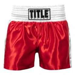TITLE Boxing Professional Women’s Satin Striped Boxing Trunks 38 TITLE Boxing Professional Women’s Satin Striped Boxing Trunks -ADIDAS || Nike Sales TPBTW2 RD WH 2