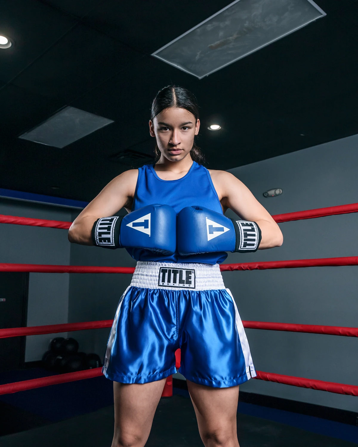 TITLE Boxing Professional Women’s Satin Striped Boxing Trunks 11 TITLE Boxing Professional Women’s Satin Striped Boxing Trunks - Image 11