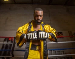TITLE Boxing Pro Full Length Boxing Robe 32 TITLE Boxing Pro Full Length Boxing Robe -ADIDAS || Nike Sales TSRFL2BKGD 1