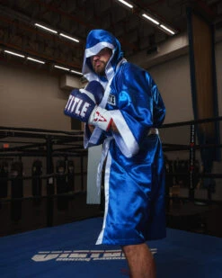 TITLE Boxing Pro Full Length Robe 3.0 35 TITLE Boxing Pro Full Length Robe 3.0 -ADIDAS || Nike Sales TSRFL3BLWH 2