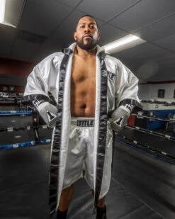 TITLE Boxing Full Length Robe -ADIDAS || Nike Sales TSRFLWHBK