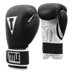 TITLE Boxing Pro Style Leather Training Gloves 3.0 -ADIDAS || Nike Sales TVVTG3 BK WH 002