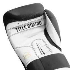 TITLE Boxing Pro Style Leather Training Gloves 3.0 -ADIDAS || Nike Sales TVVTG3 BK WH 005