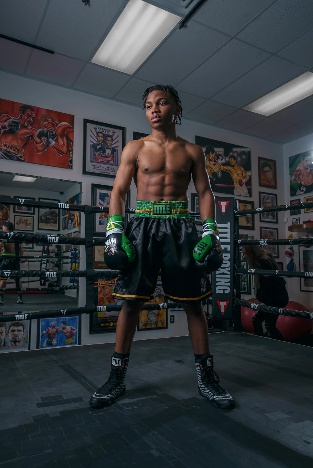 WBC By TITLE Boxing Professional Boxing Trunks 2 WBC By TITLE Boxing Professional Boxing Trunks - Image 2