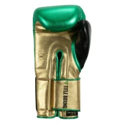 WBC By TITLE Boxing Green Belt Bag Gloves -ADIDAS || Nike Sales WGBBG GN GD BK 4