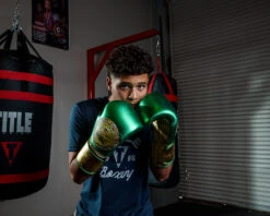 WBC By TITLE Boxing Green Belt Bag Gloves -ADIDAS || Nike Sales WGBBGGNGD 2