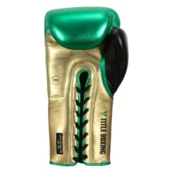 WBC By TITLE Boxing Green Belt Sparring Gloves -ADIDAS || Nike Sales WGBSG GN GD BK 4