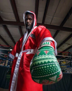 TITLE Boxing Limited Edition Deck The Halls Bag Gloves -ADIDAS || Nike Sales XMASBGGN 1