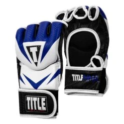 TITLE MMA Command Pro Fight Gloves -ADIDAS || Nike Sales XMCPFG BL WH 002