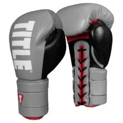 TITLE Boxing Leather Enforcer Pro Sparring Gloves -ADIDAS || Nike Sales XRVCSG SV BK 1