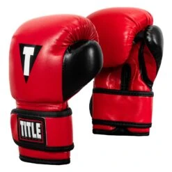 TITLE Boxing Youth Bag Gloves -ADIDAS || Nike Sales YTBBG RD BK 02