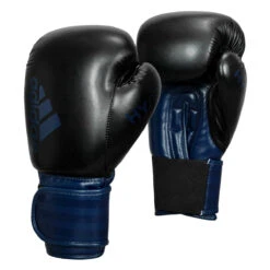 Adidas Hybrid 100 Boxing Gloves -ADIDAS || Nike Sales adih100 bk bl 002