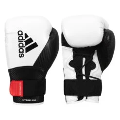 Adidas Hybrid 250 Training Gloves -ADIDAS || Nike Sales adih250tg wh bk 1 1